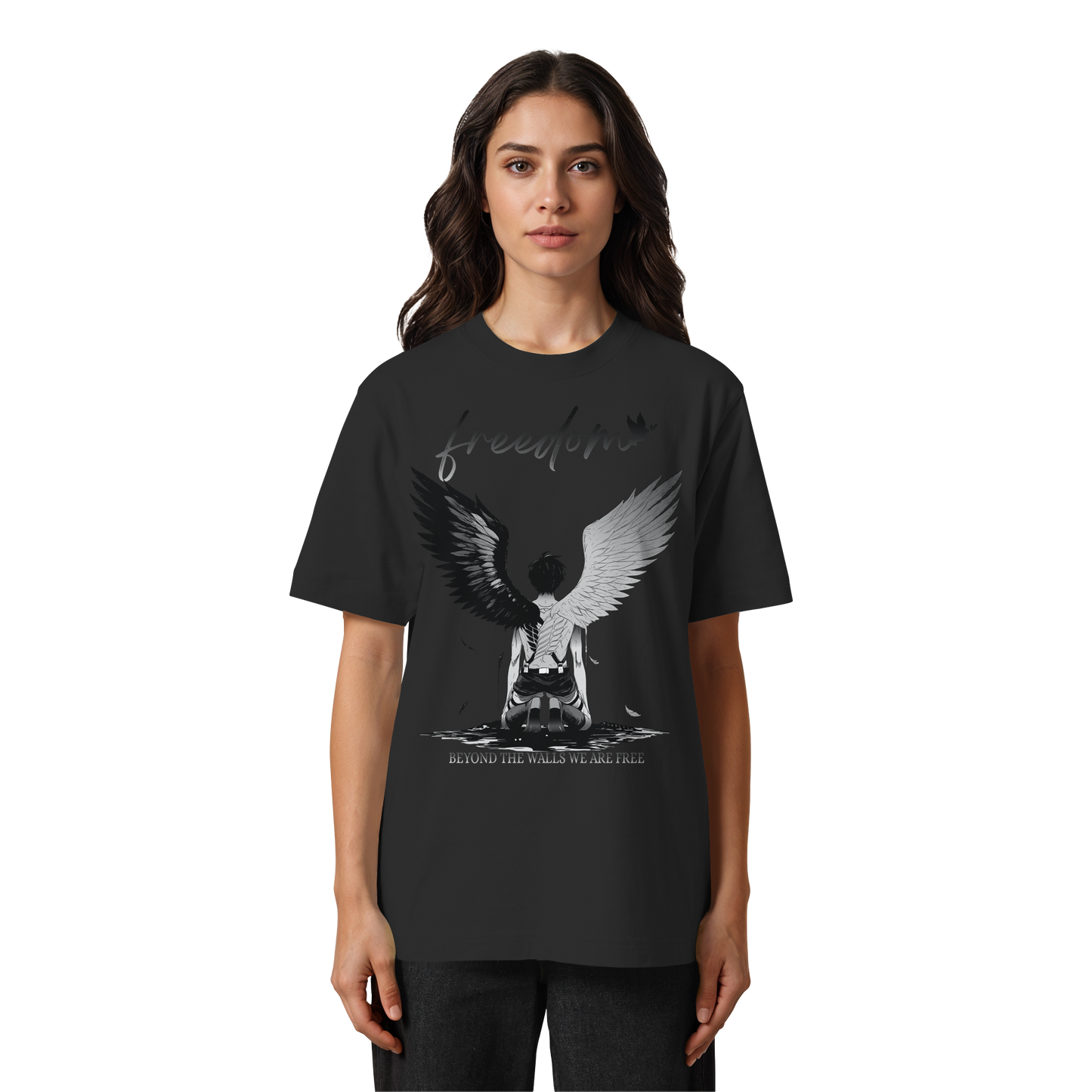 "Freedom" Front Heavy Oversized Organic Shirt