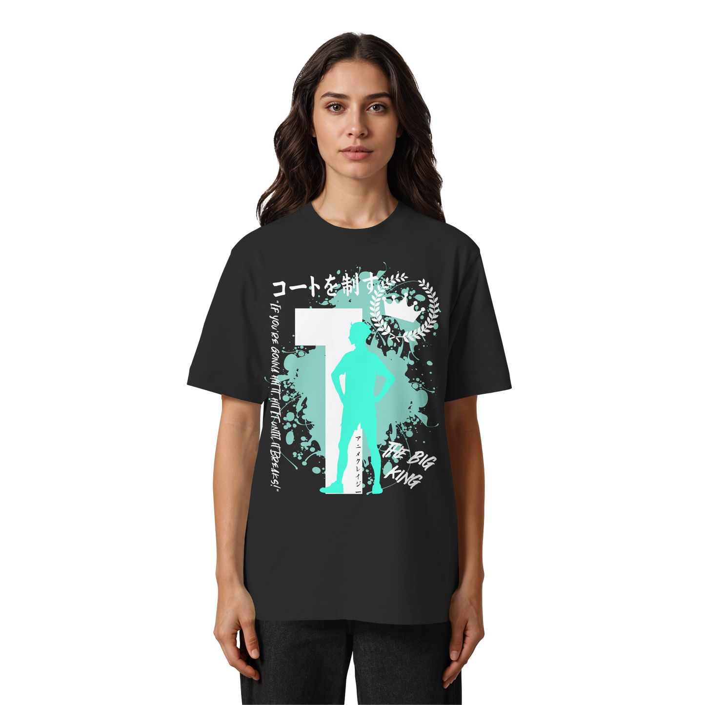"The Big King" Front Organic Heavy Oversized Shirt