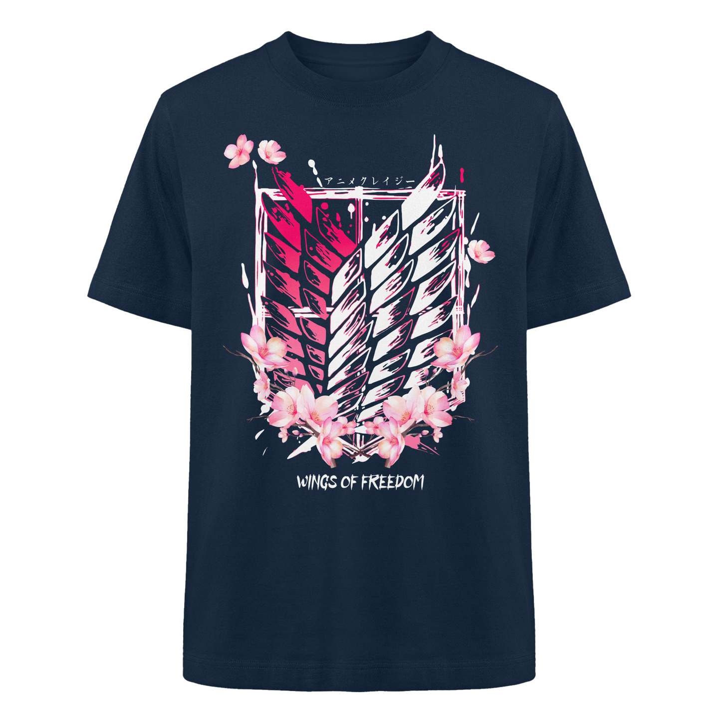 "Petals of Liberation“ Front Heavy Oversized Organic Shirt