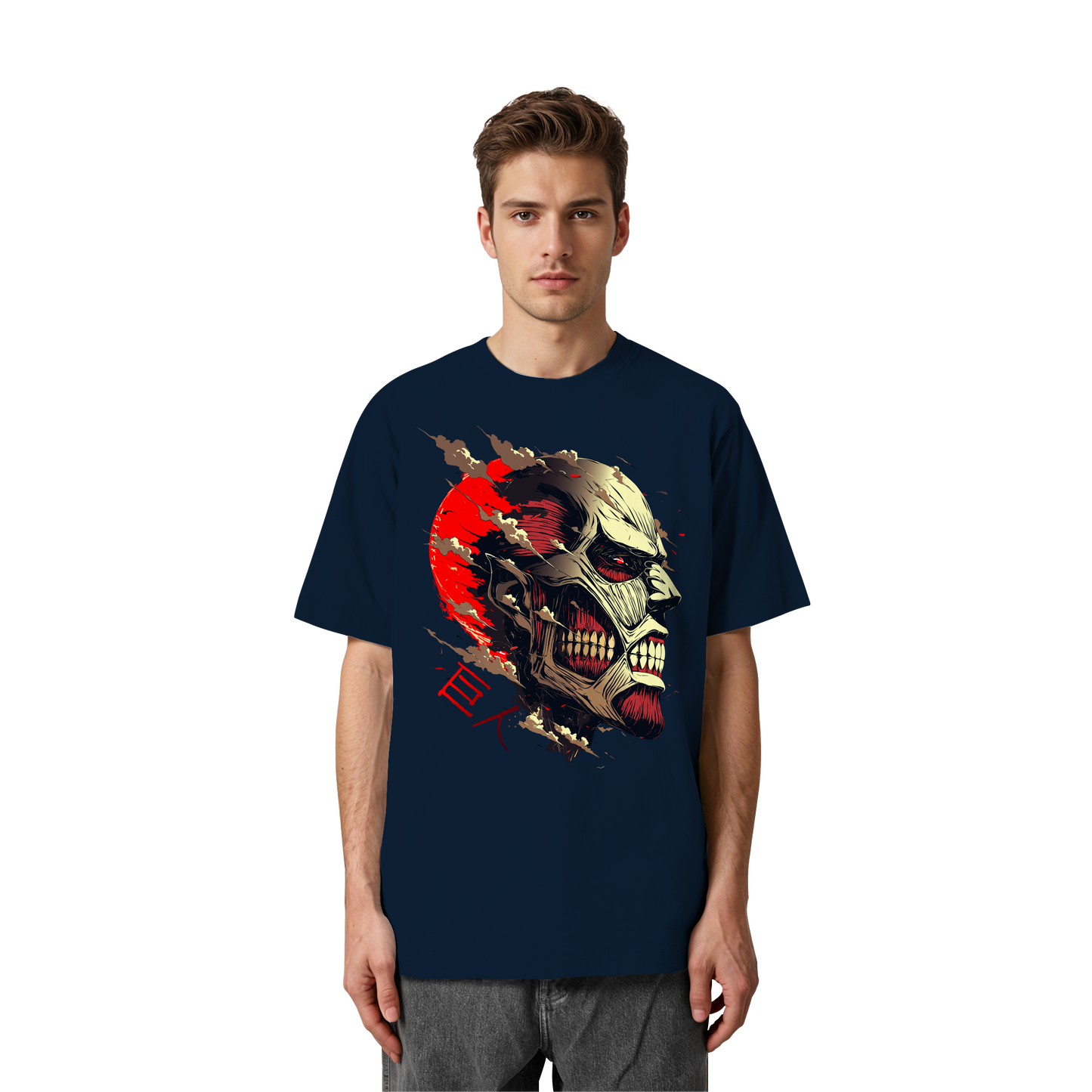 "Titan" Front Heavy Oversized Organic Shirt