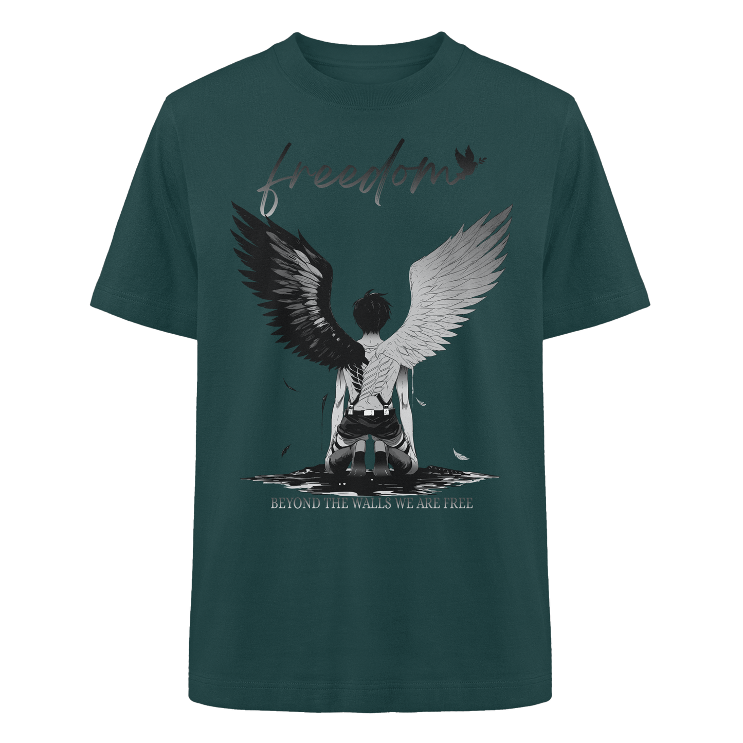 "Freedom" Front Heavy Oversized Organic Shirt