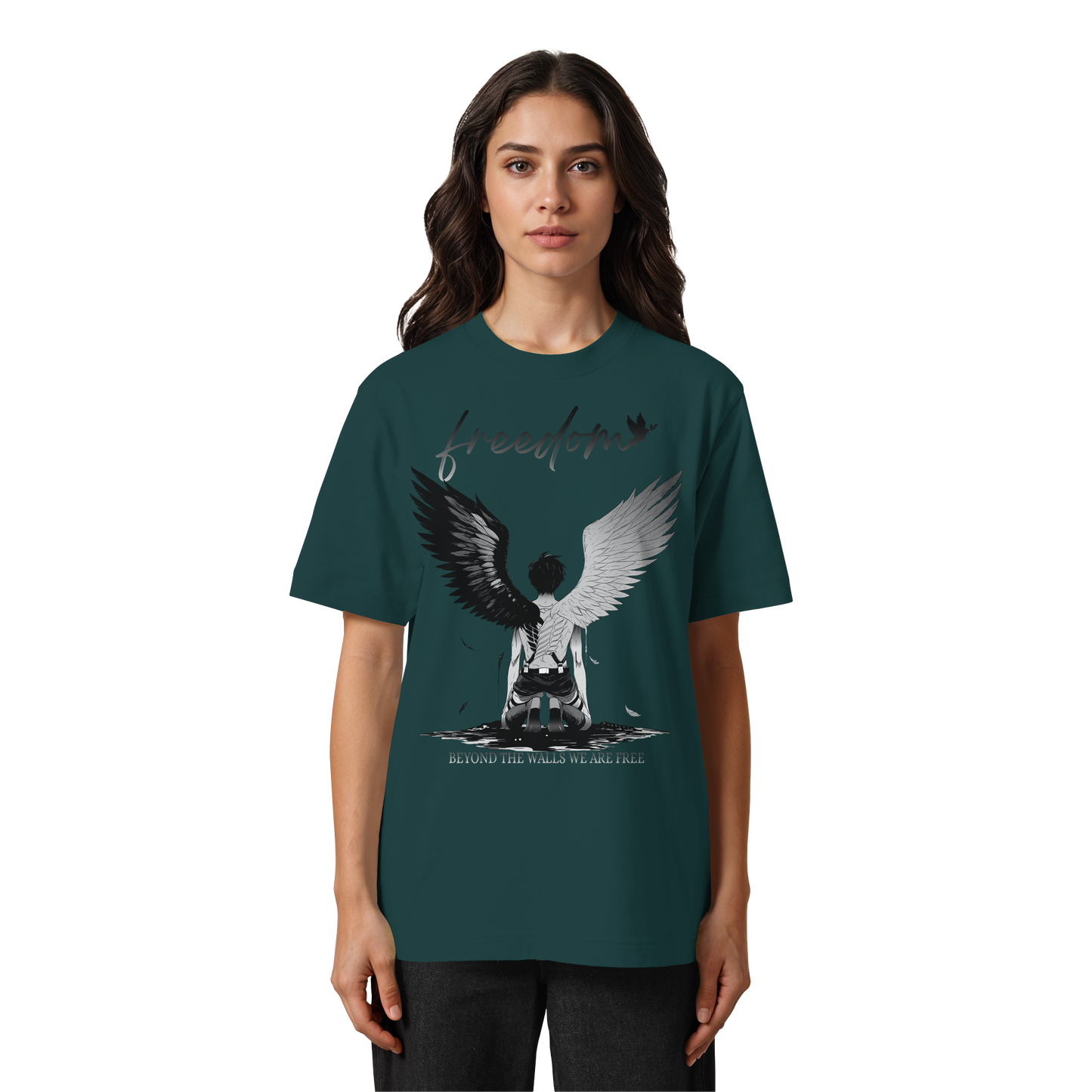 "Freedom" Front Heavy Oversized Organic Shirt