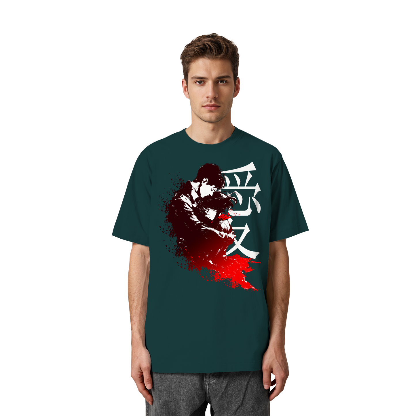 "Bound by Fate" Front Heavy Oversized Organic Shirt