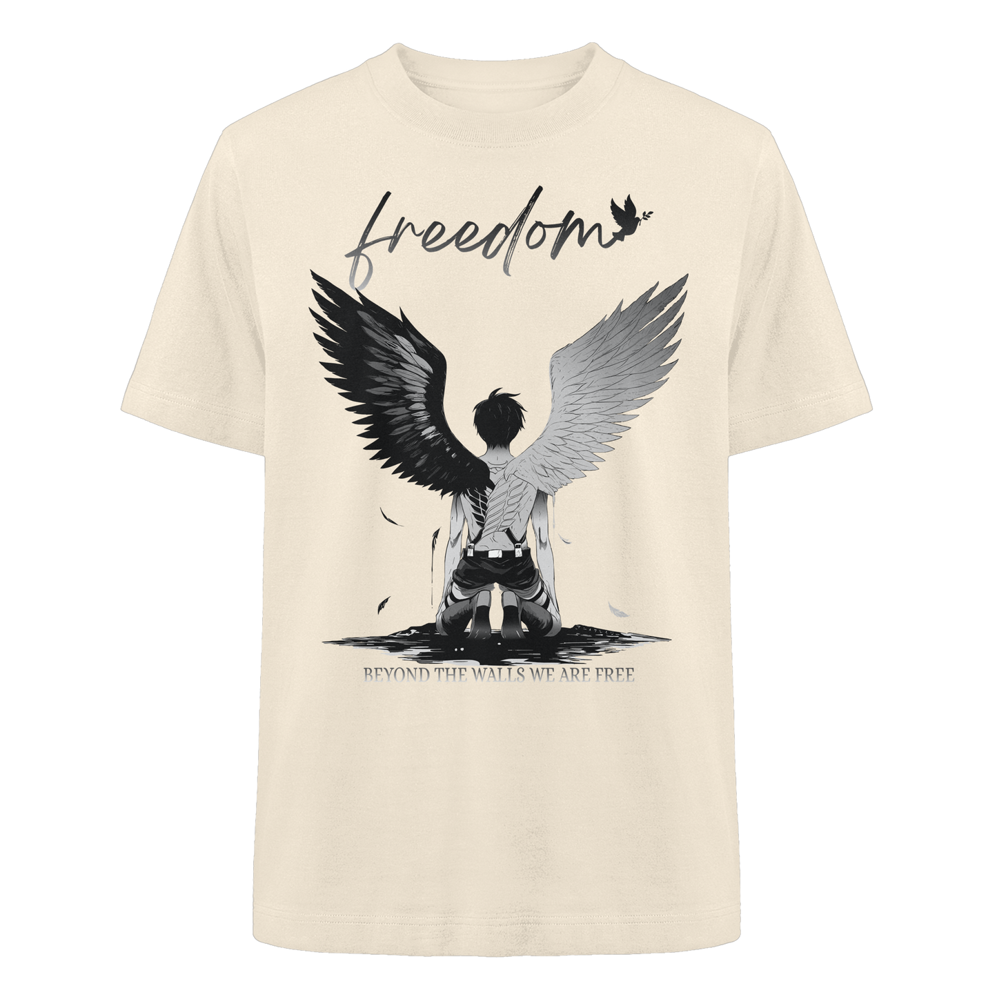 "Freedom" Front Heavy Oversized Organic Shirt
