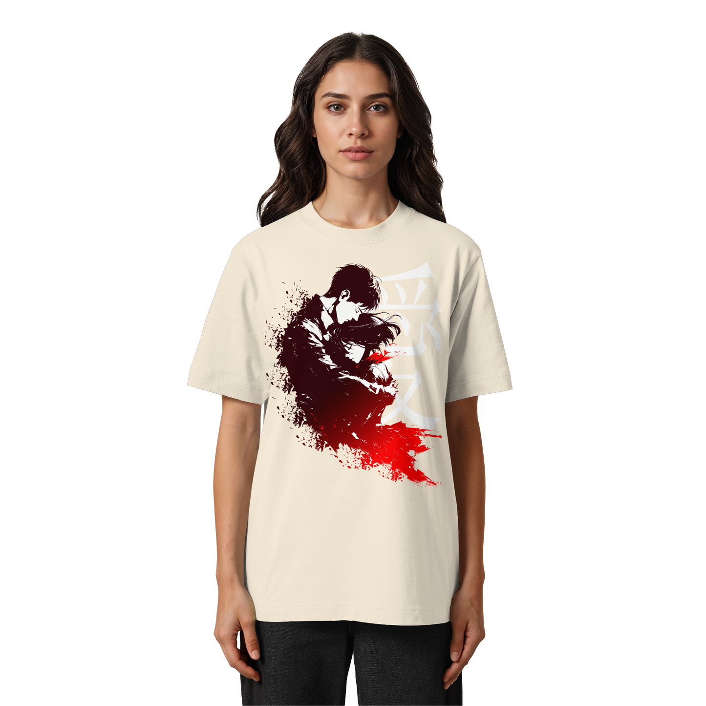 "Bound by Fate" Front Heavy Oversized Organic Shirt