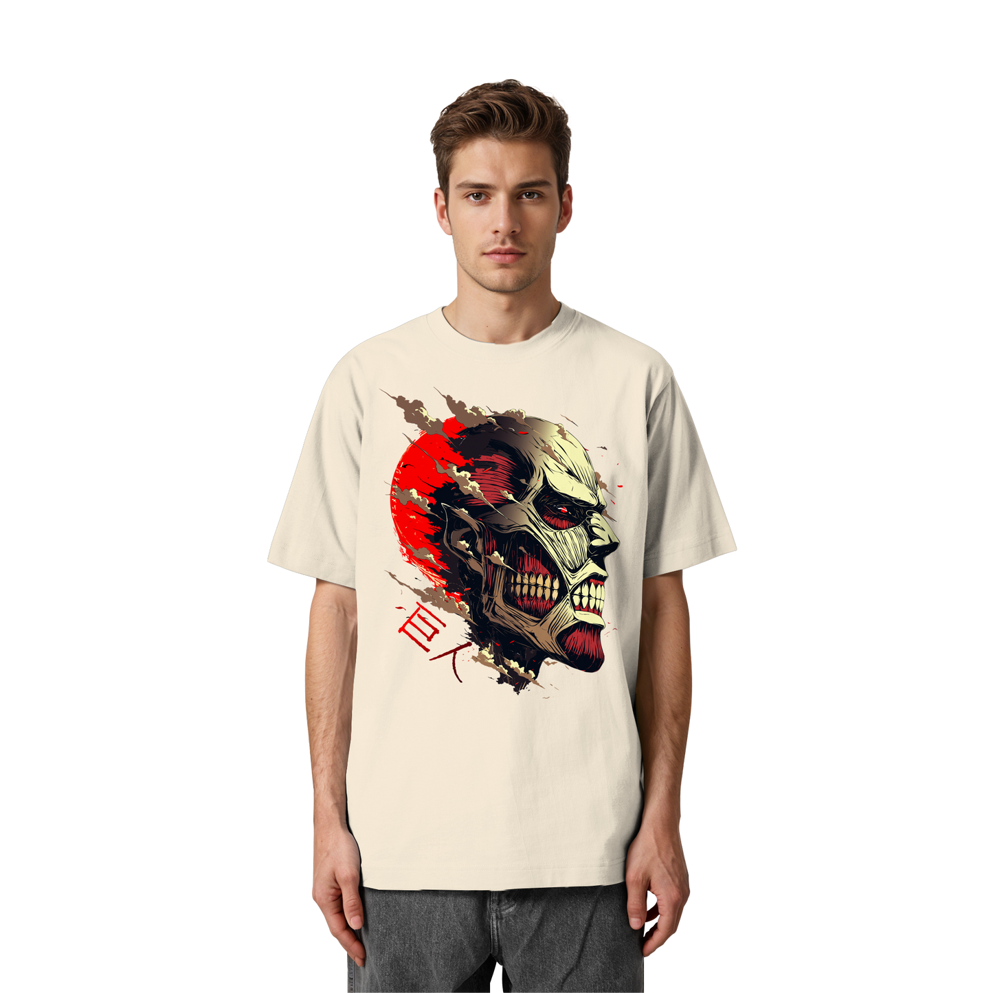 "Titan" Front Heavy Oversized Organic Shirt
