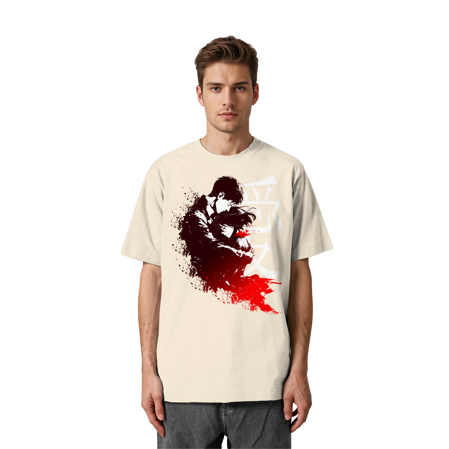 "Bound by Fate" Front Heavy Oversized Organic Shirt