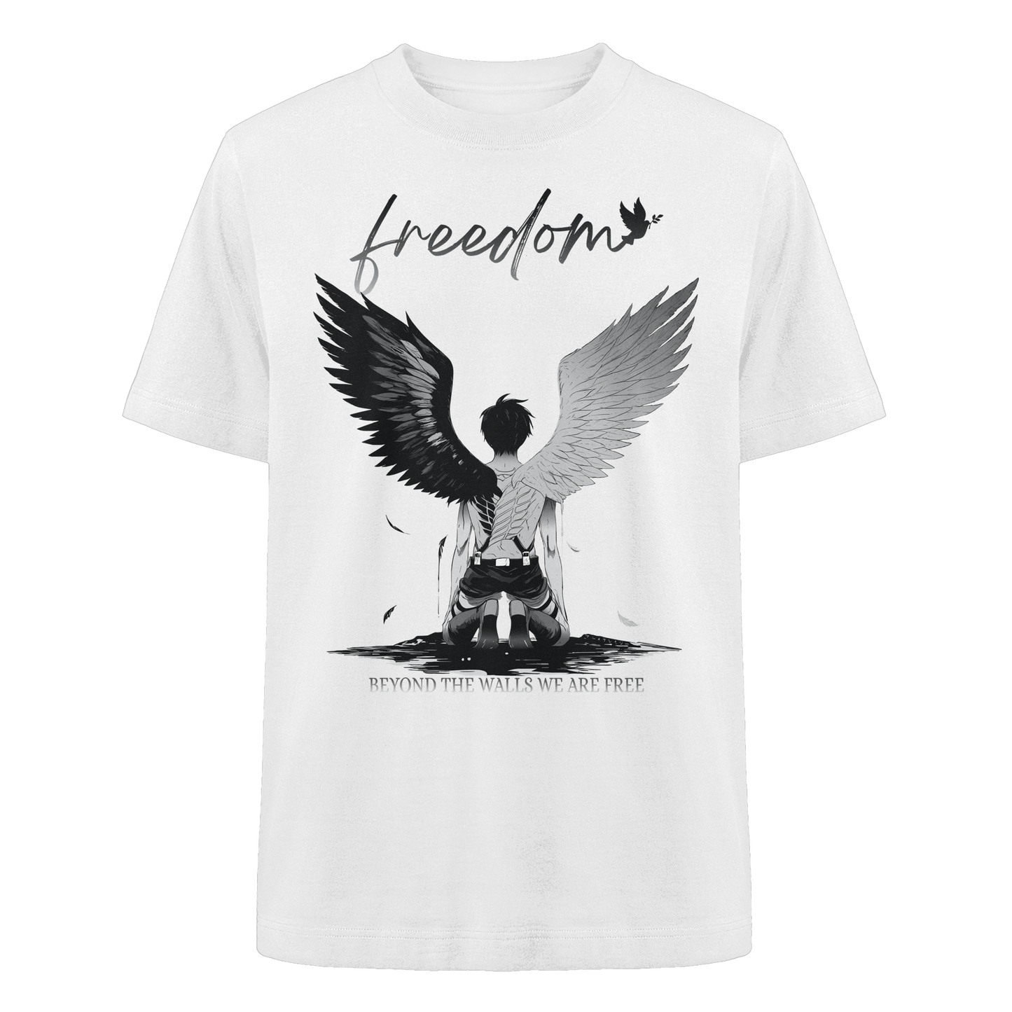 "Freedom" Front Heavy Oversized Organic Shirt