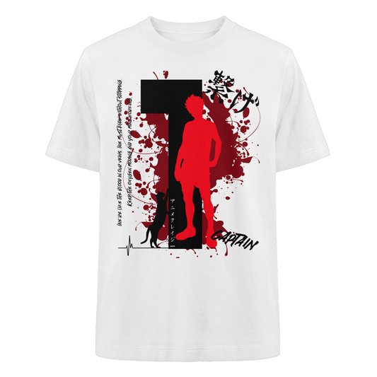 "Captain" Front Organic Heavy Oversized Shirt