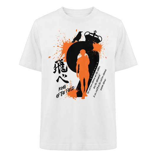 "King Of The Field" Front Organic Heavy Oversized Shirt