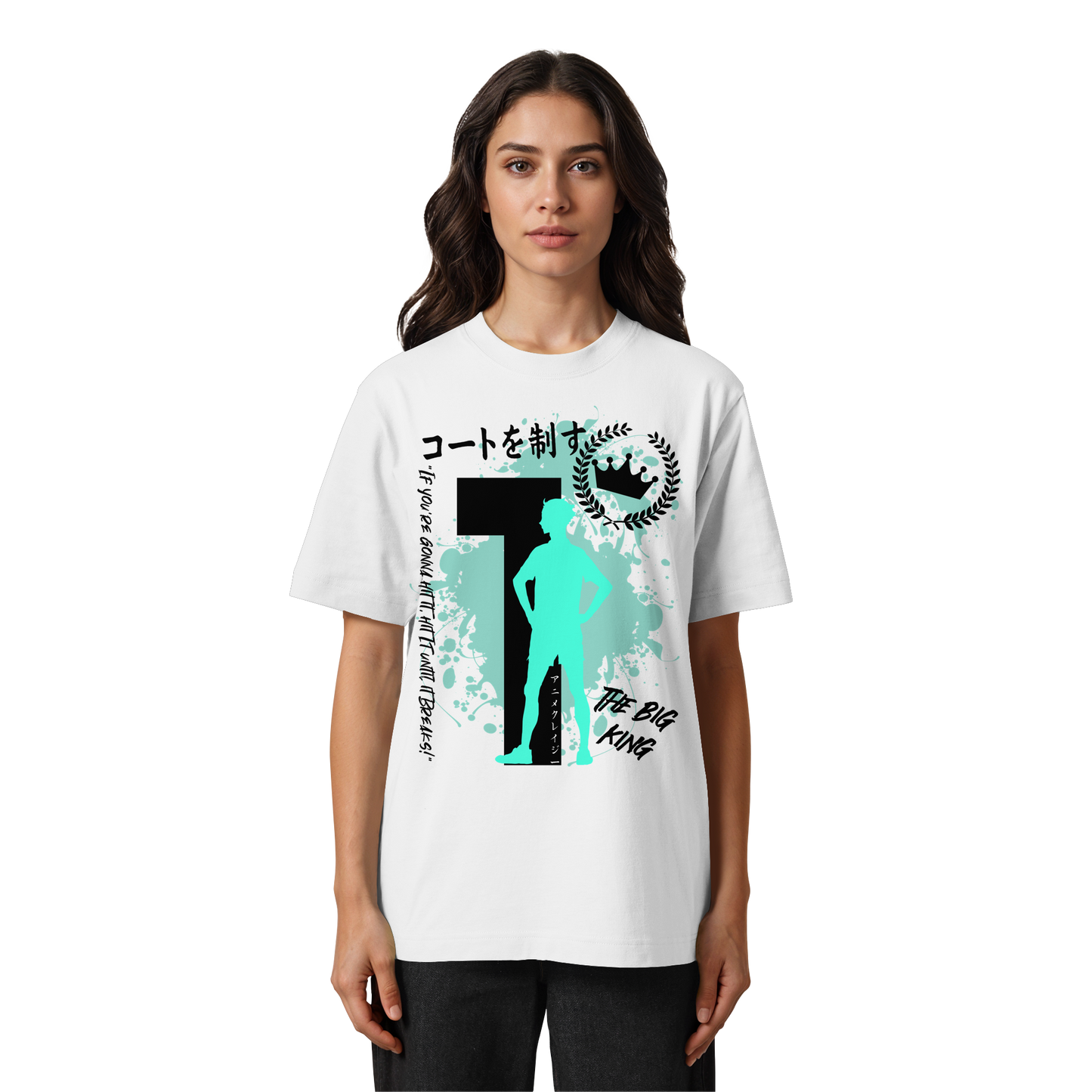 "The Big King" Front Organic Heavy Oversized Shirt