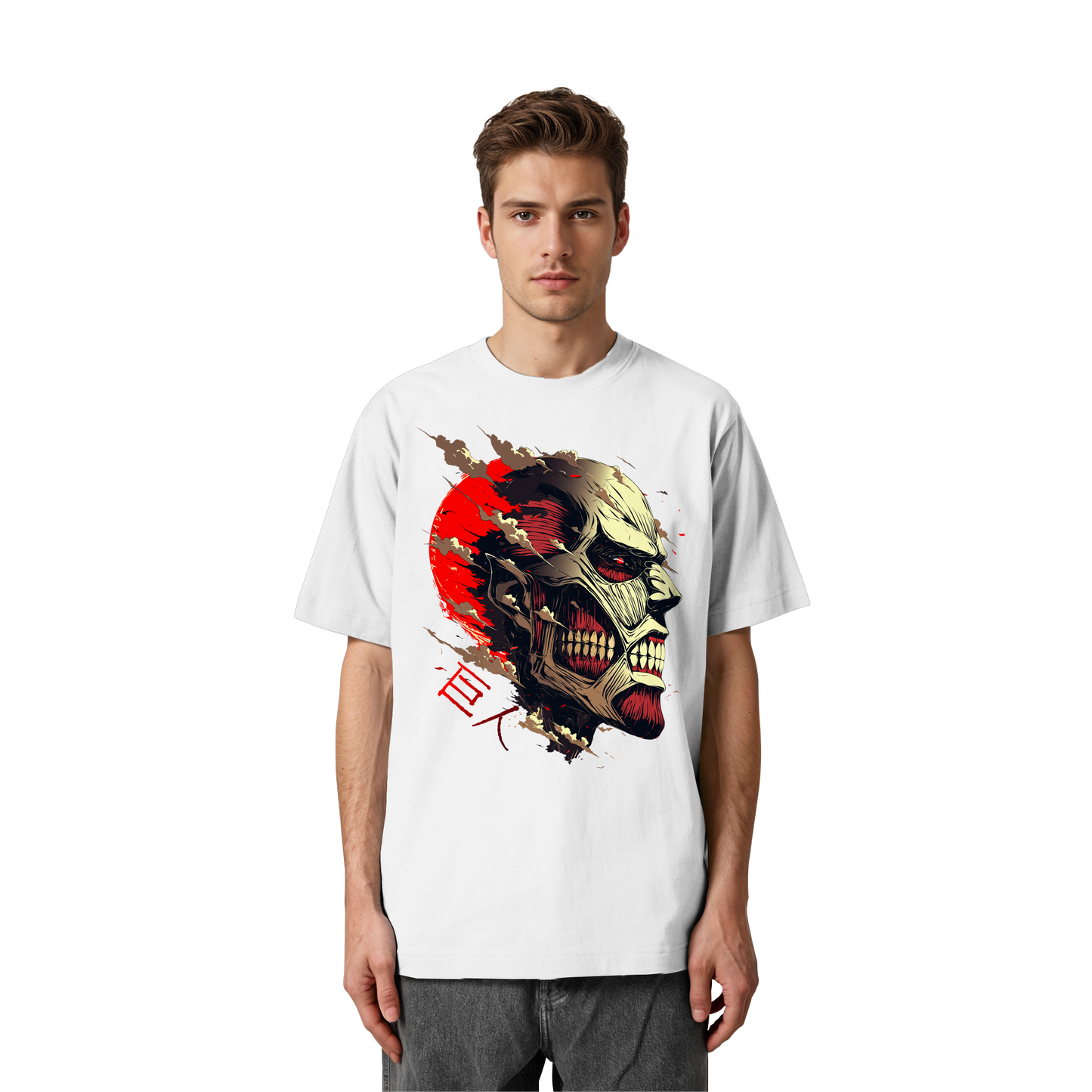 "Titan" Front Heavy Oversized Organic Shirt