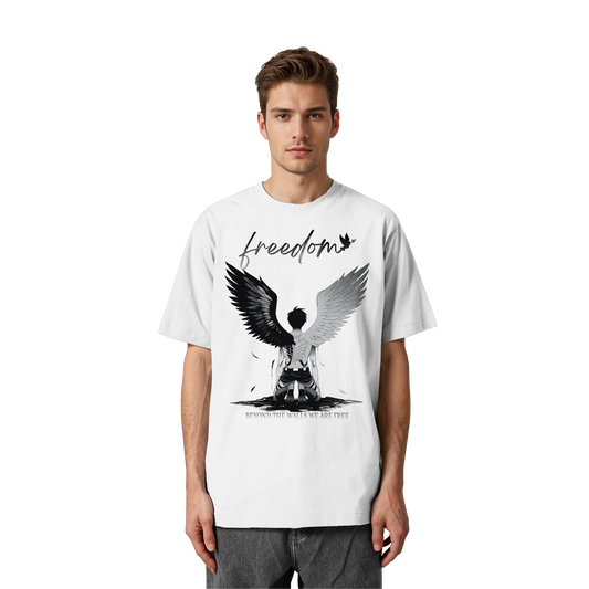 "Freedom" Front Heavy Oversized Organic Shirt