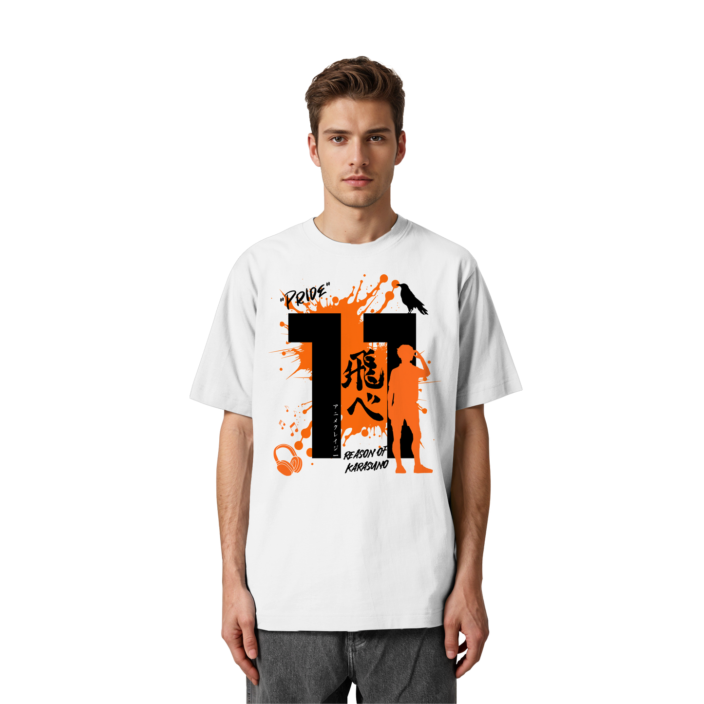 "Pride" Front Organic Heavy Oversized Shirt