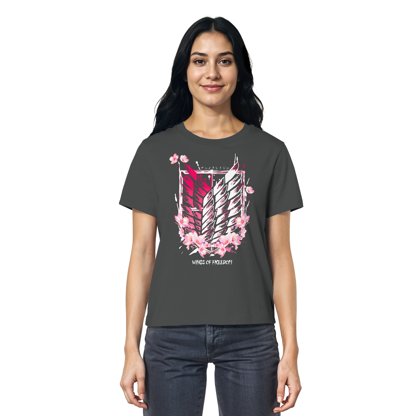 "Petals of Liberation“ Front Women Organic Shirt