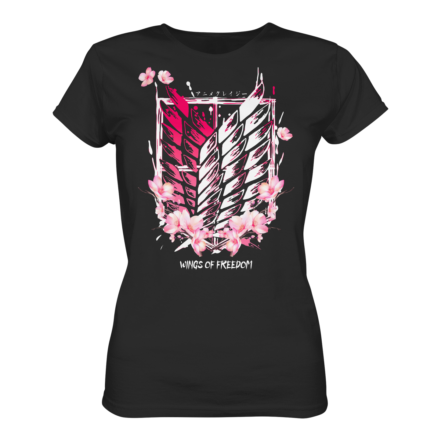 "Petals of Liberation“ Front Women Organic Shirt