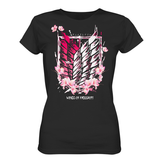 "Petals of Liberation“ Front Women Organic Shirt