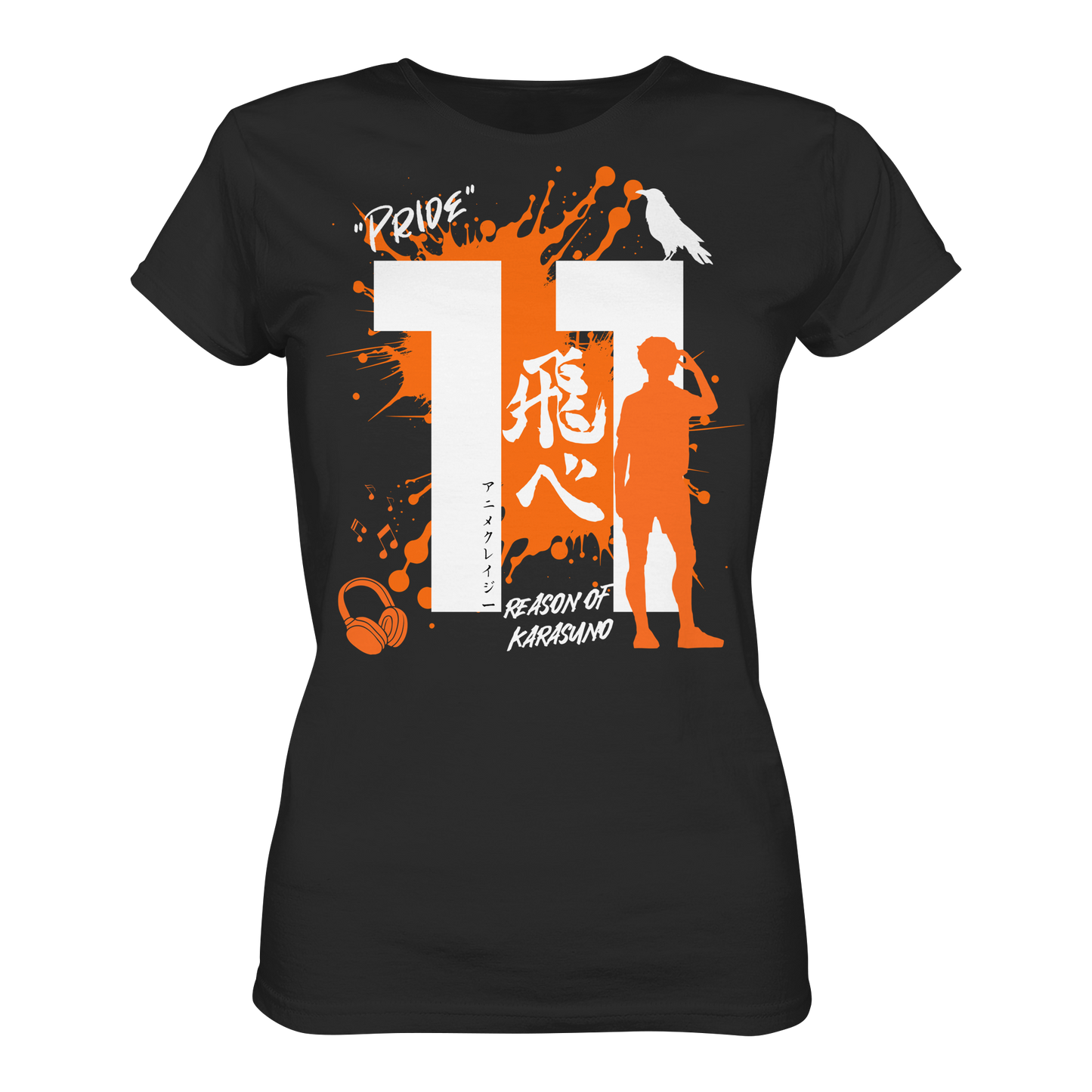 "Pride" Front Black Women Organic Shirt