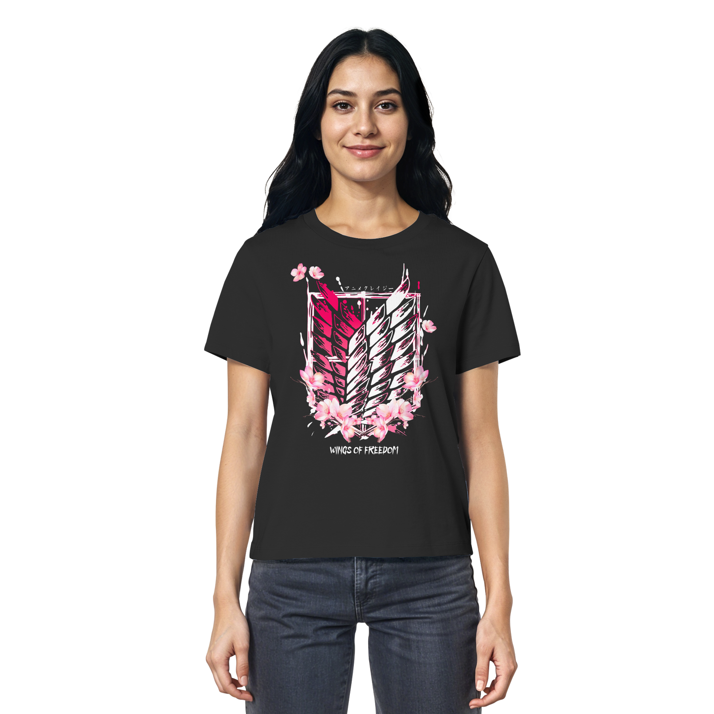 "Petals of Liberation“ Front Women Organic Shirt