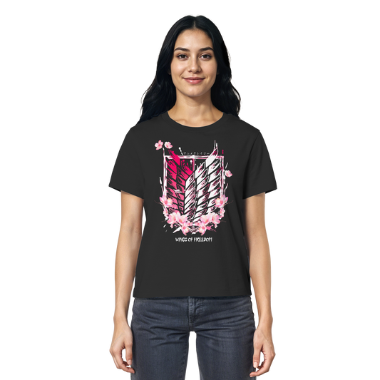 "Petals of Liberation“ Front Women Organic Shirt