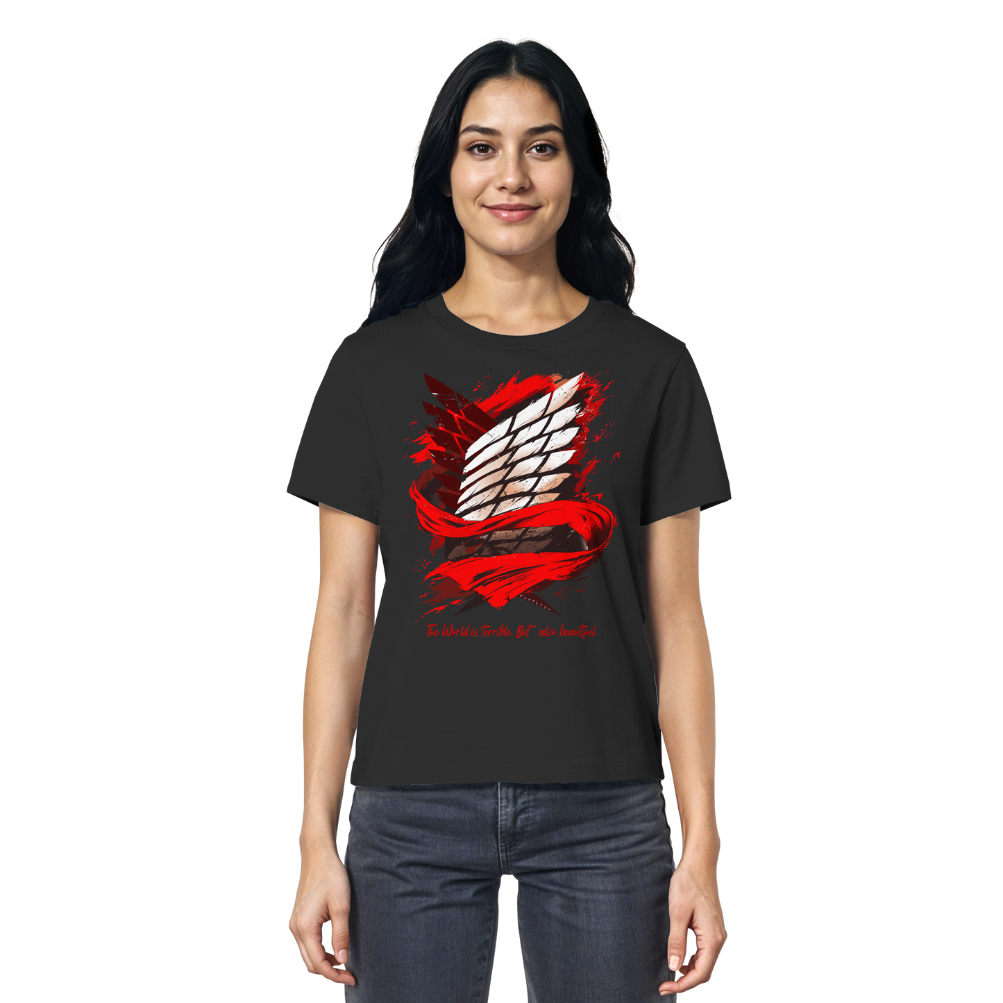 "Verbundenheit" Front Women Organic Shirt