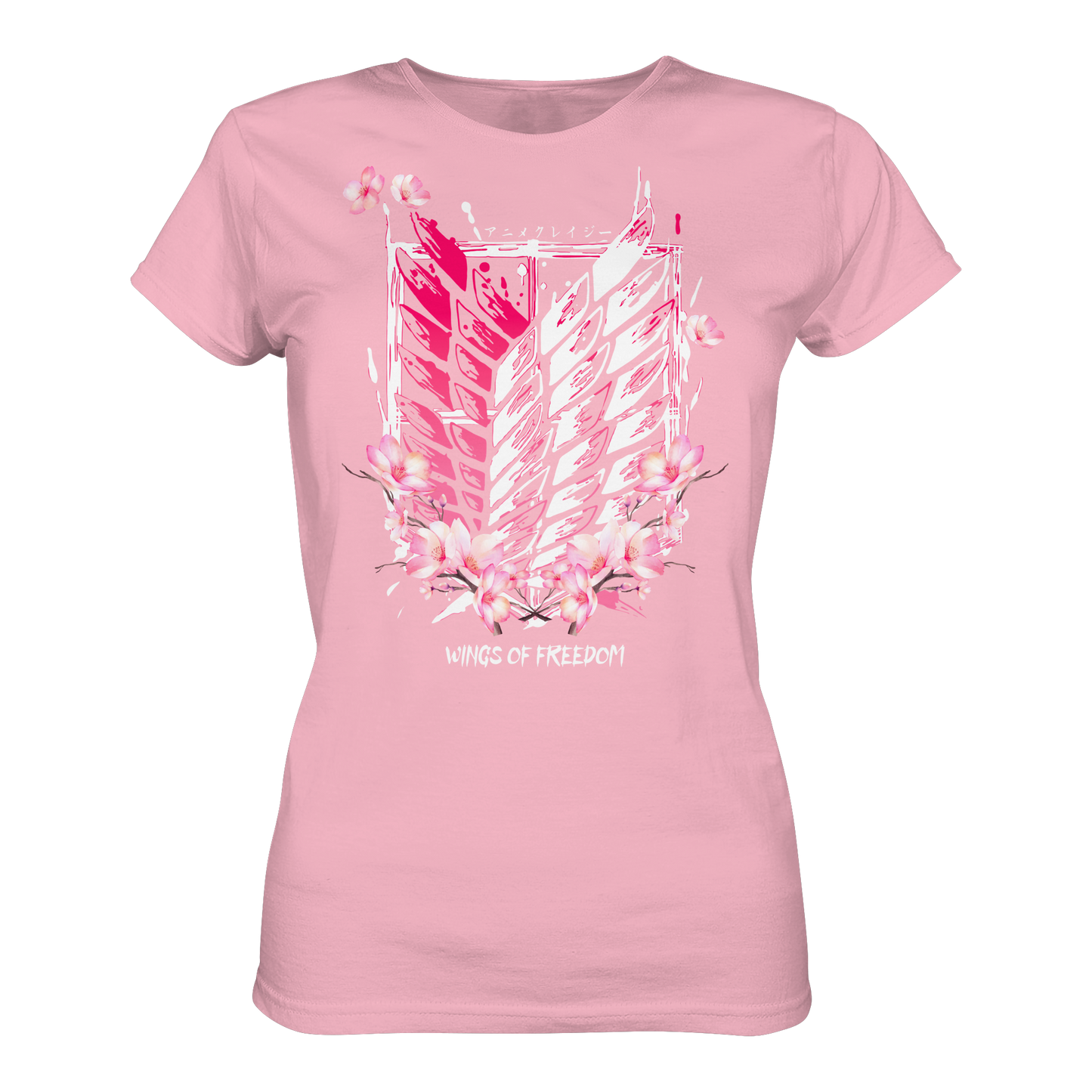 "Petals of Liberation“ Front Women Organic Shirt