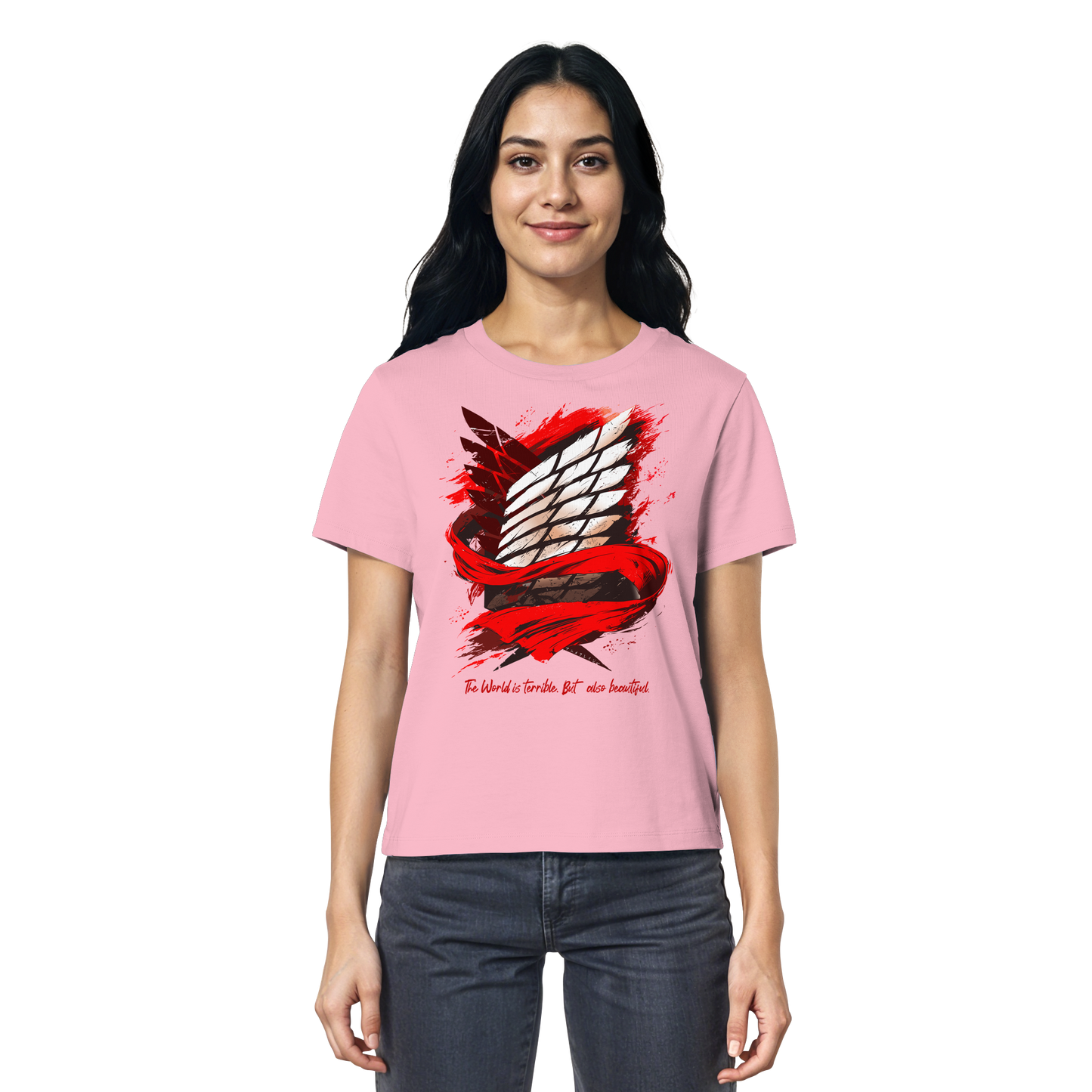 "Verbundenheit" Front Women Organic Shirt