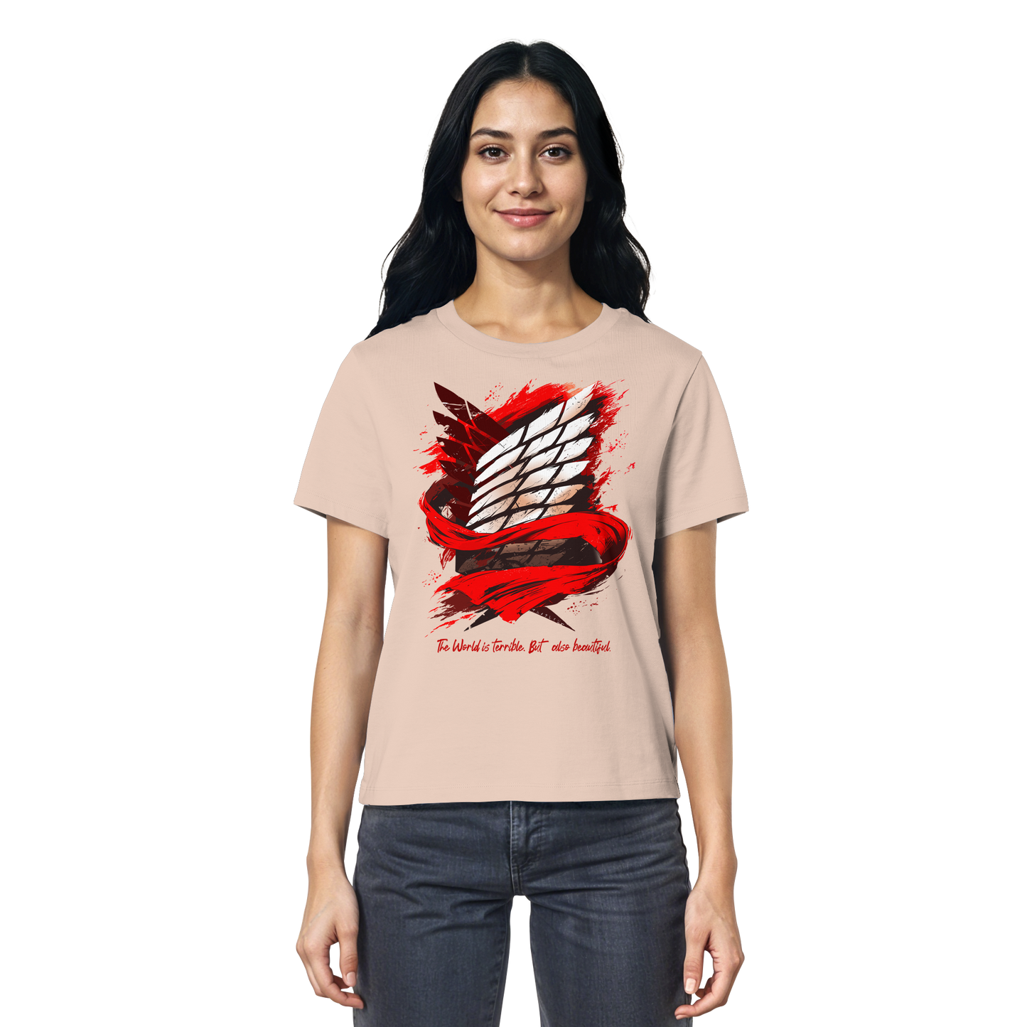 "Verbundenheit" Front Women Organic Shirt