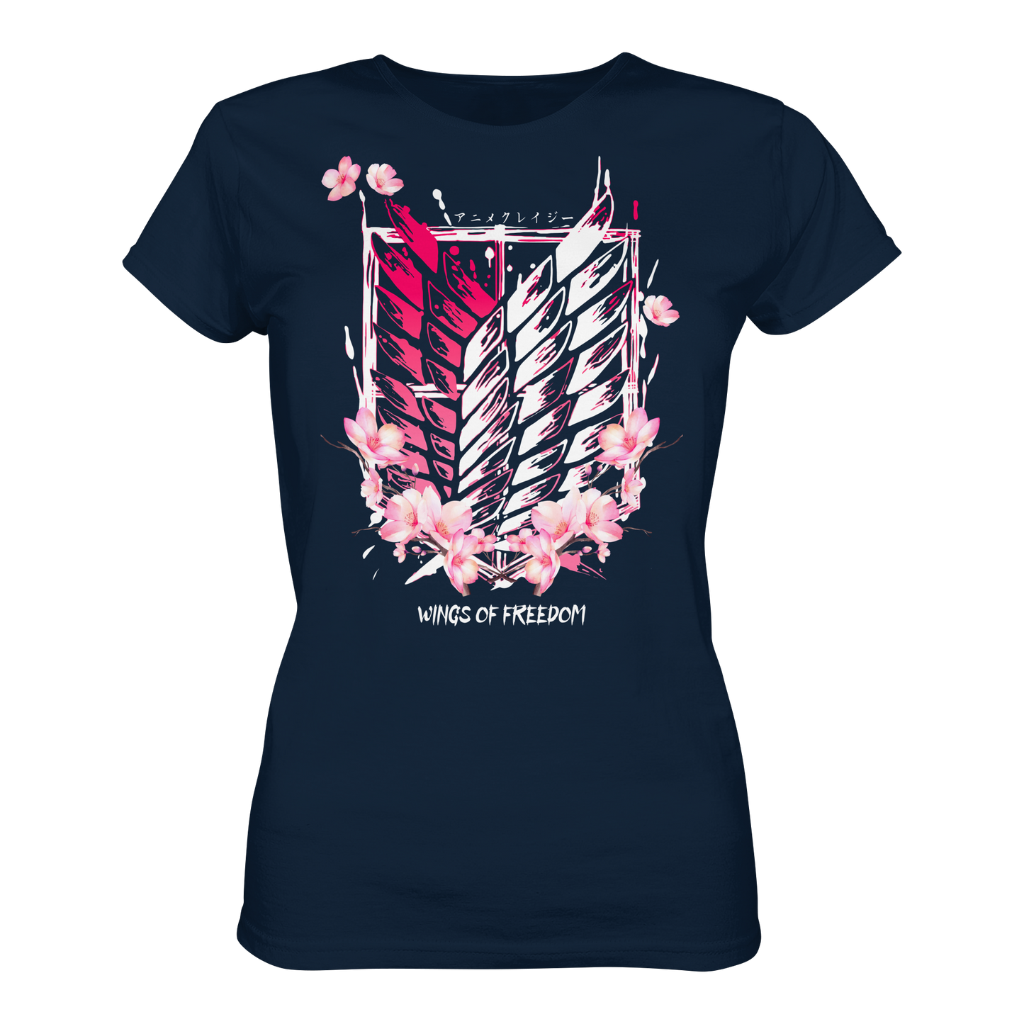 "Petals of Liberation“ Front Women Organic Shirt
