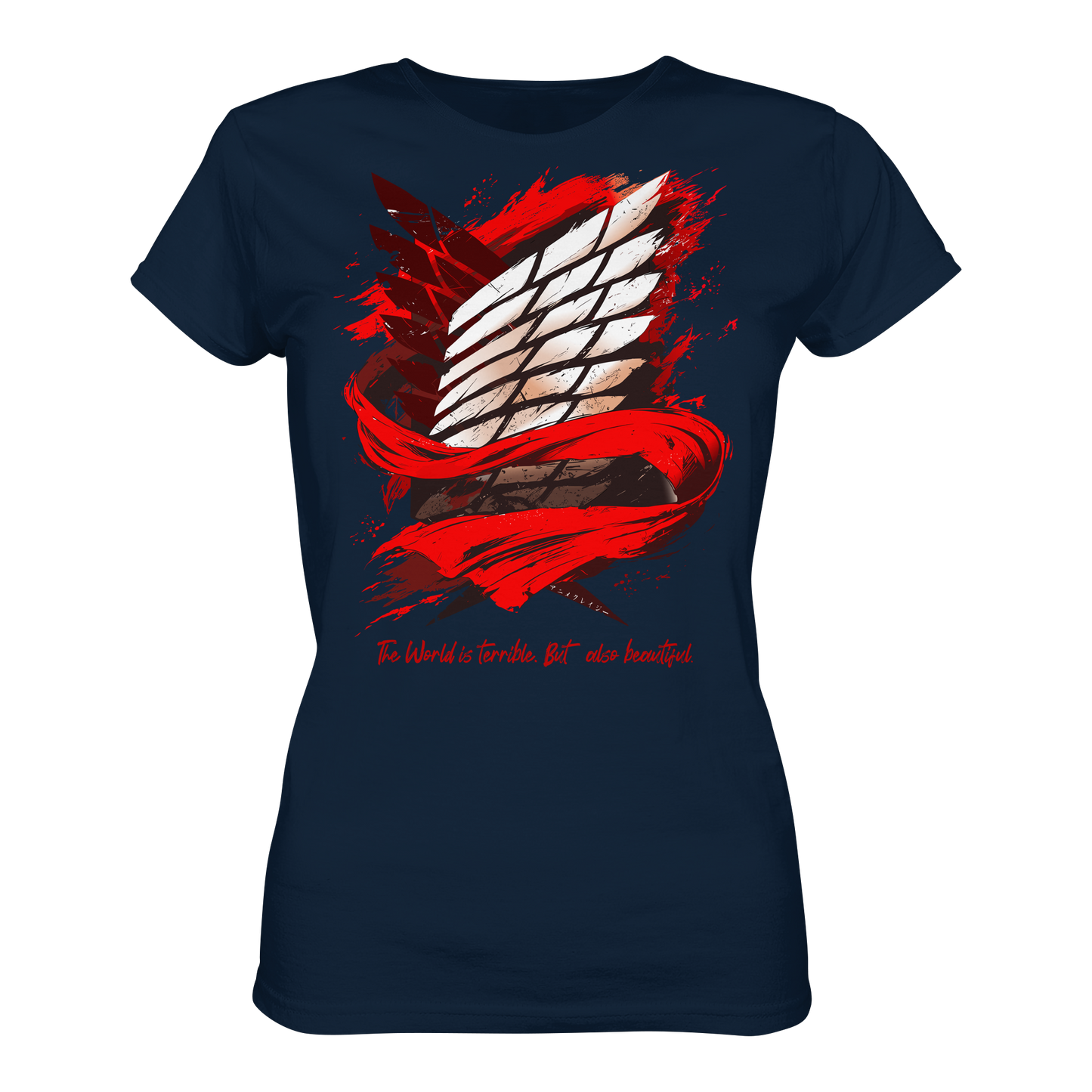 "Verbundenheit" Front Women Organic Shirt