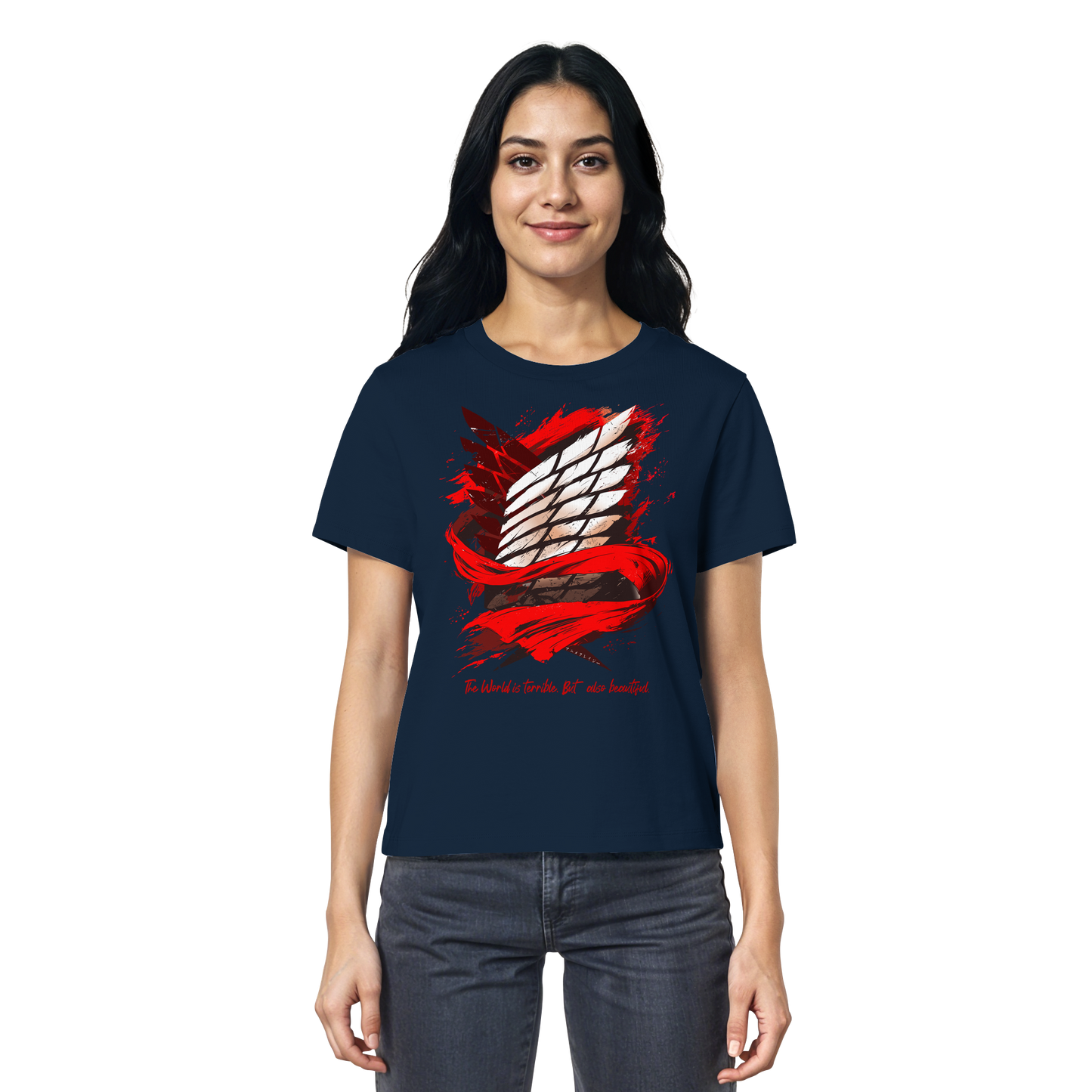 "Verbundenheit" Front Women Organic Shirt