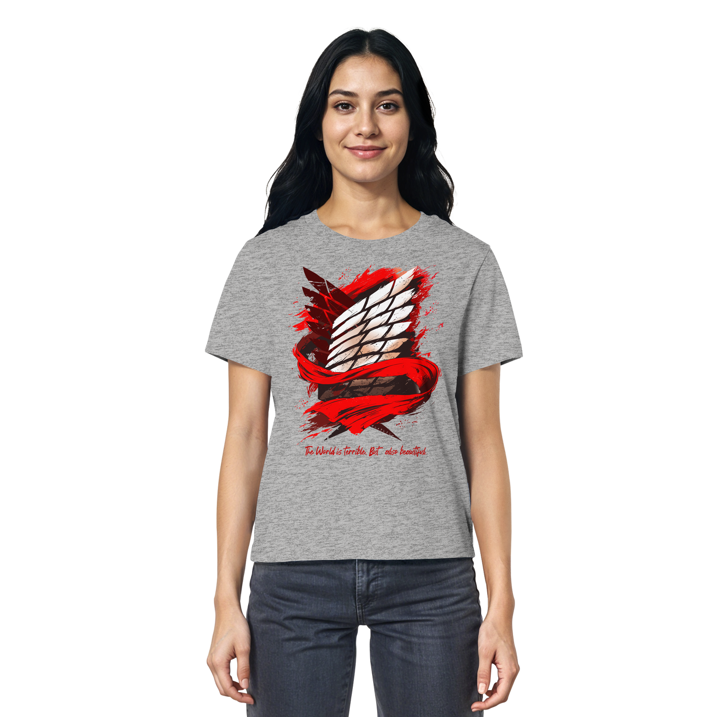 "Verbundenheit" Front Women Organic Shirt