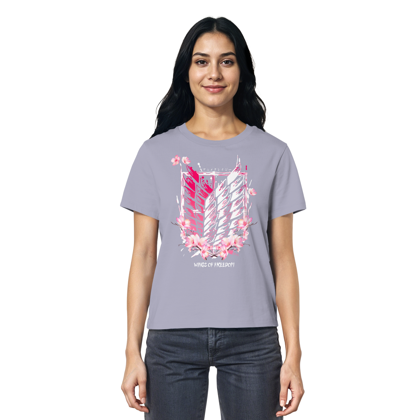 "Petals of Liberation“ Front Women Organic Shirt