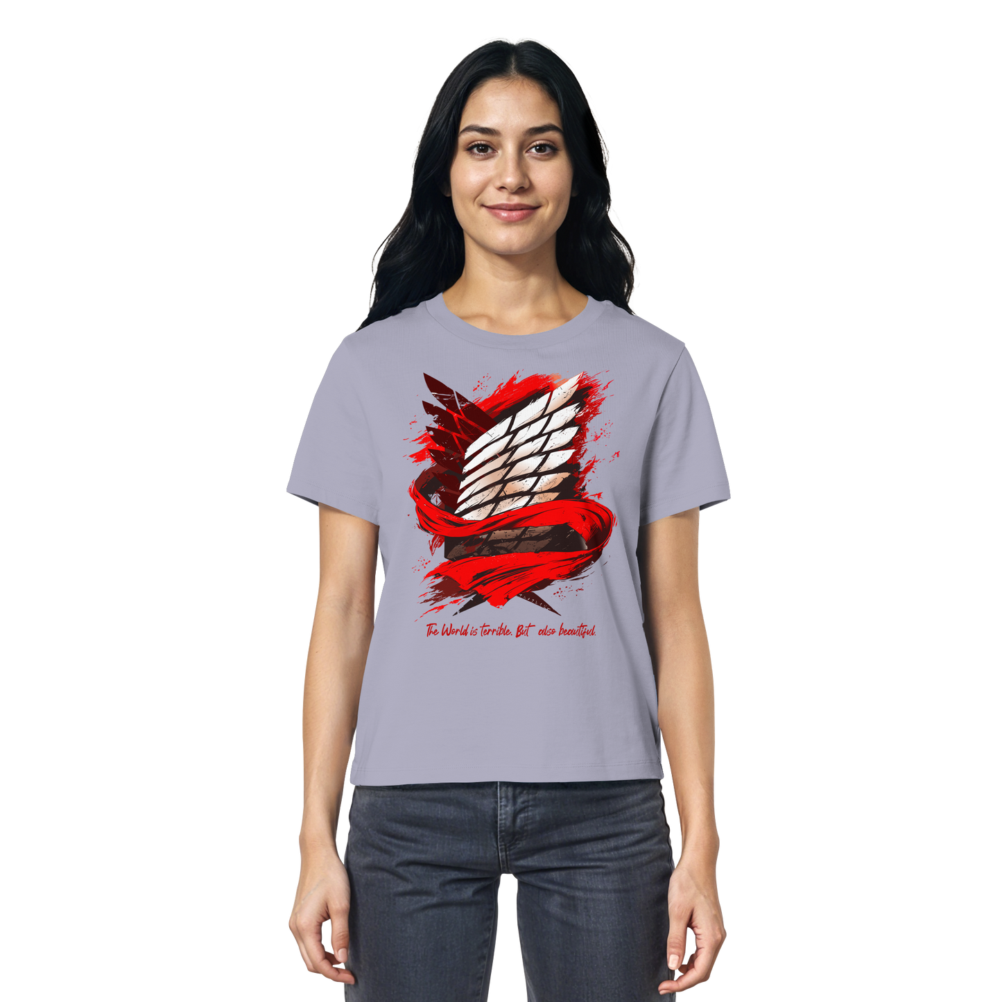 "Verbundenheit" Front Women Organic Shirt