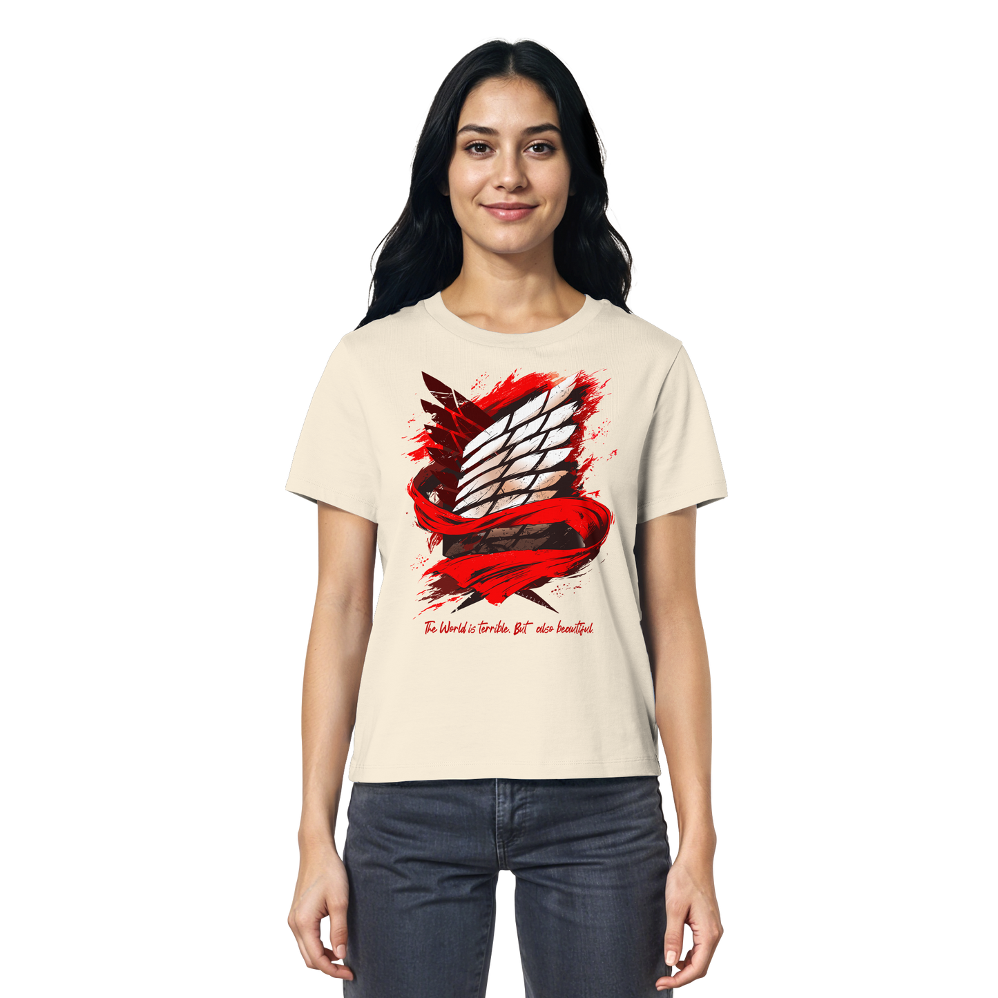 "Verbundenheit" Front Women Organic Shirt