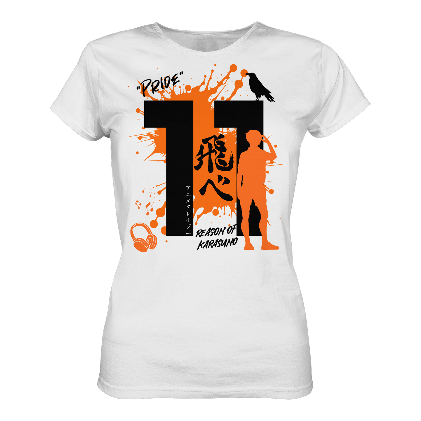 "Pride" Front White Women Organic Shirt