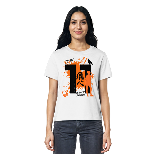 "Pride" Front White Women Organic Shirt