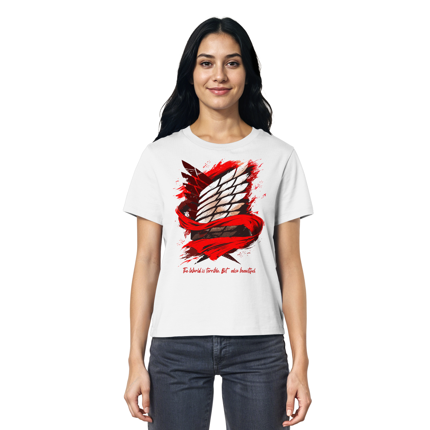 "Verbundenheit" Front Women Organic Shirt