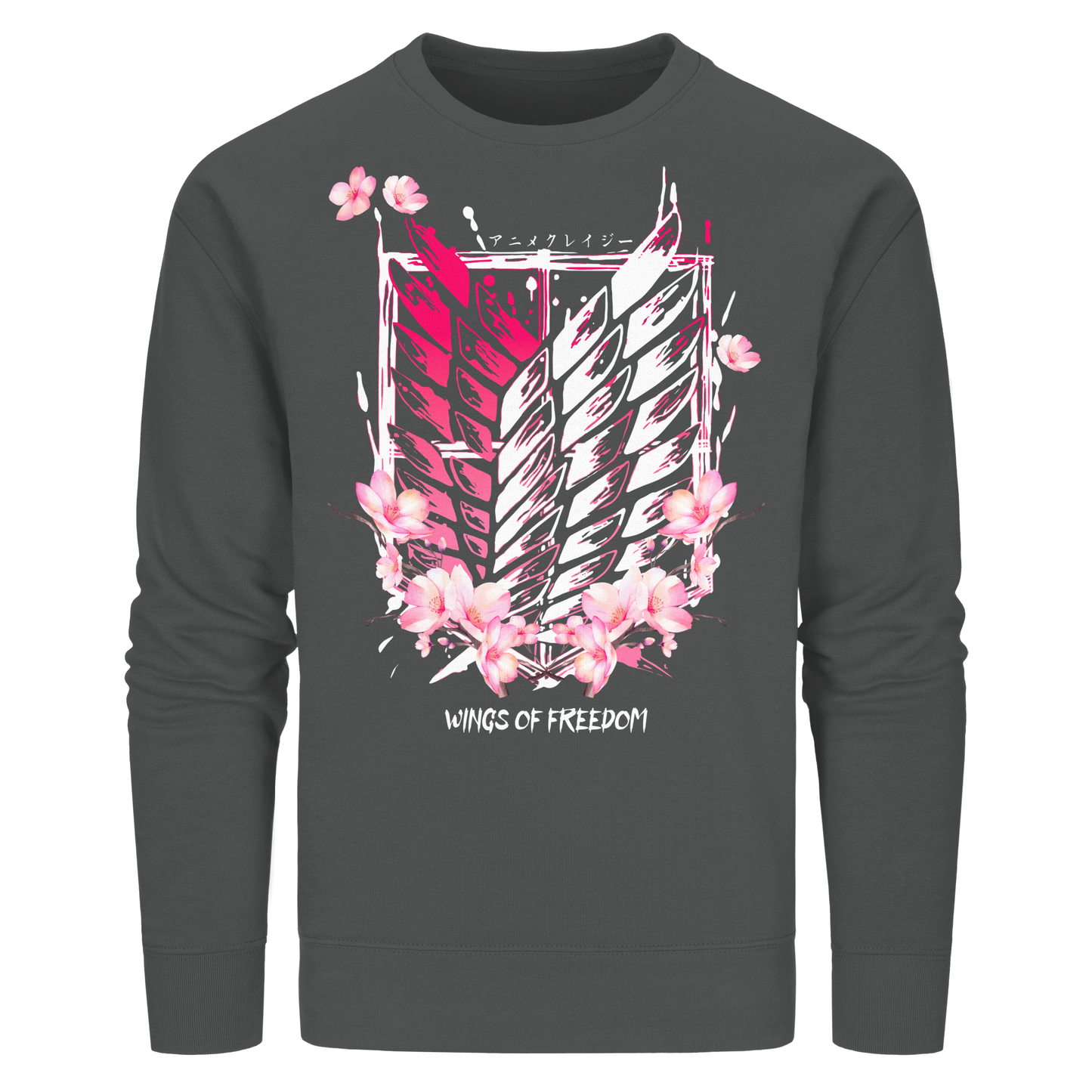 "Petals of Liberation“ Front Organic Unisex Sweatshirt