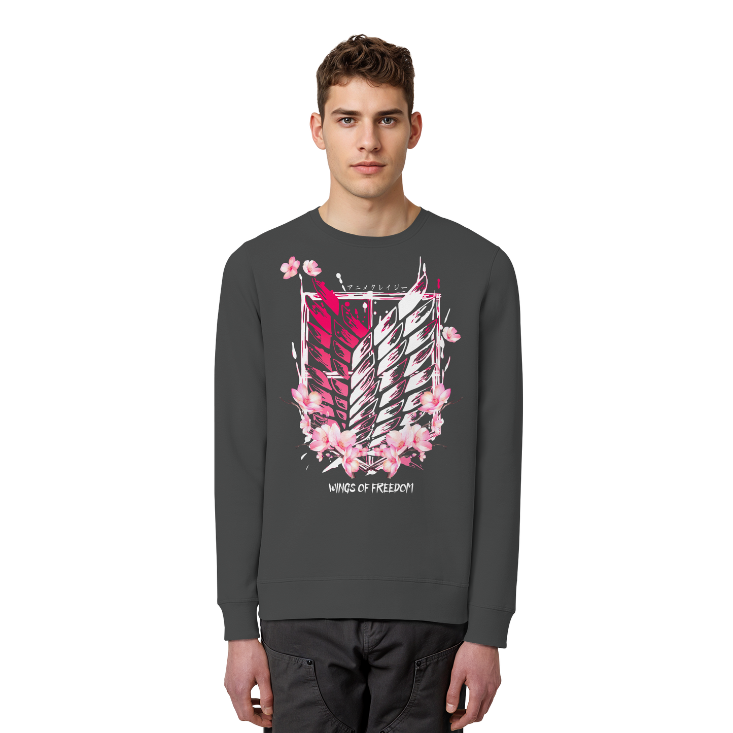 "Petals of Liberation“ Front Organic Unisex Sweatshirt