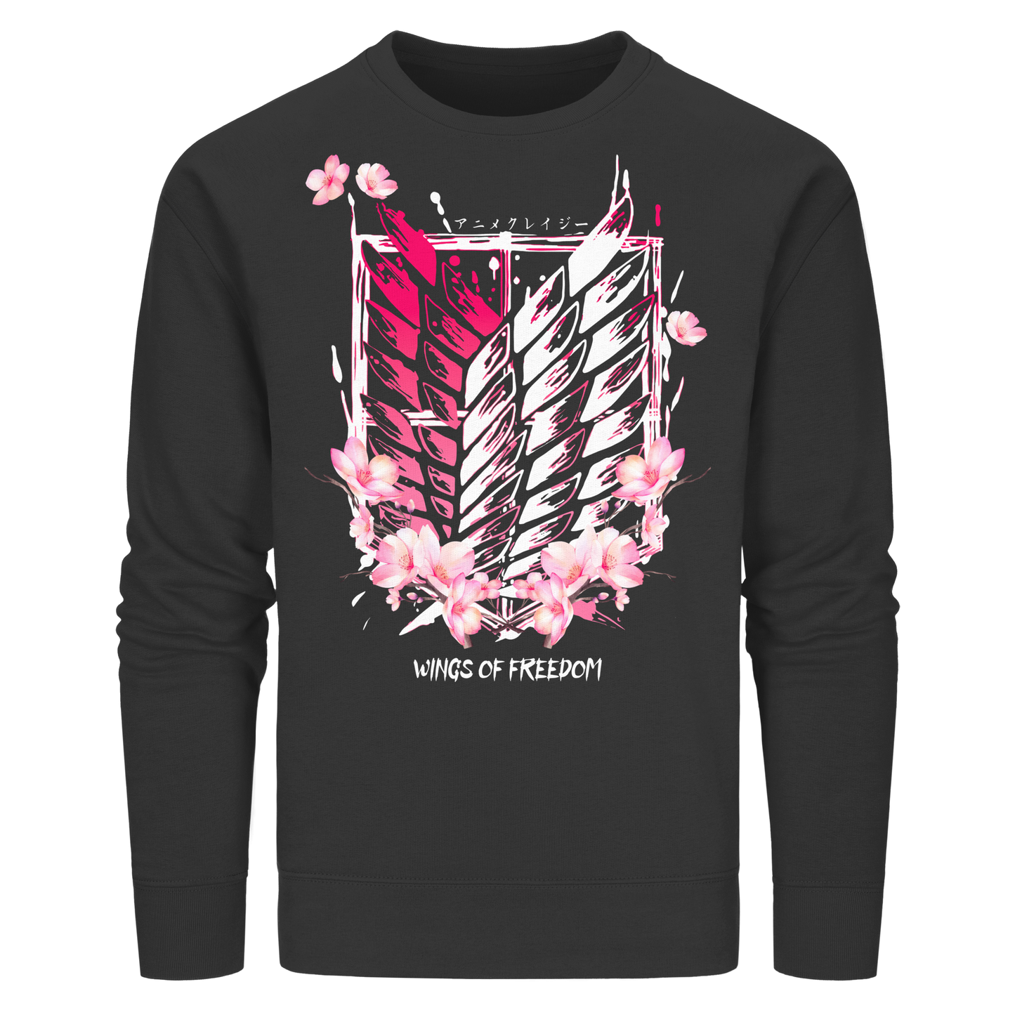 "Petals of Liberation“ Front Organic Unisex Sweatshirt