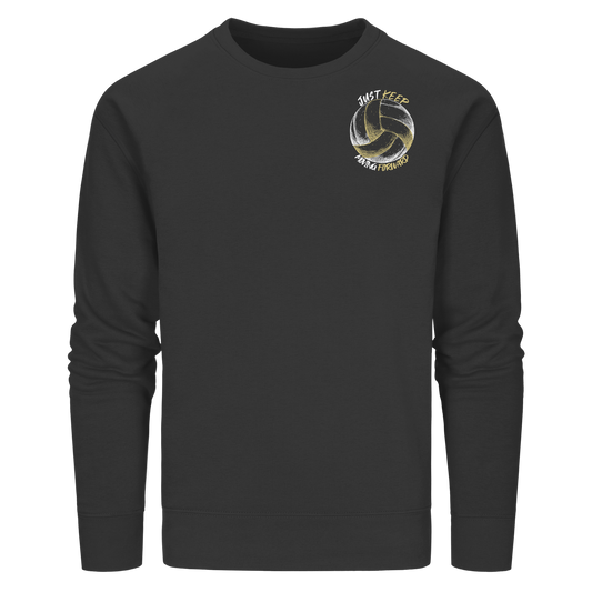 "Ace Of The Outside Attack" Back Organic Unisex Sweatshirt