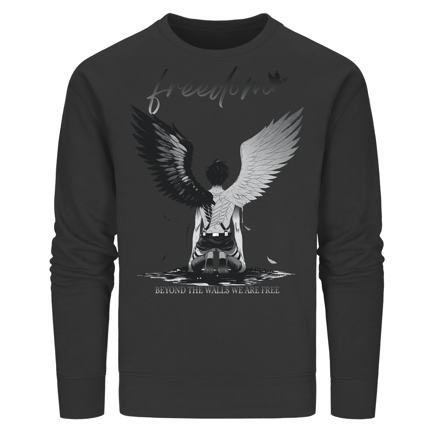 "Freedom" Front Organic Unisex Sweatshirt