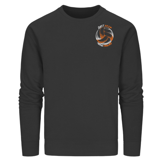 "King Of The Field" Back Organic Unisex Sweatshirt