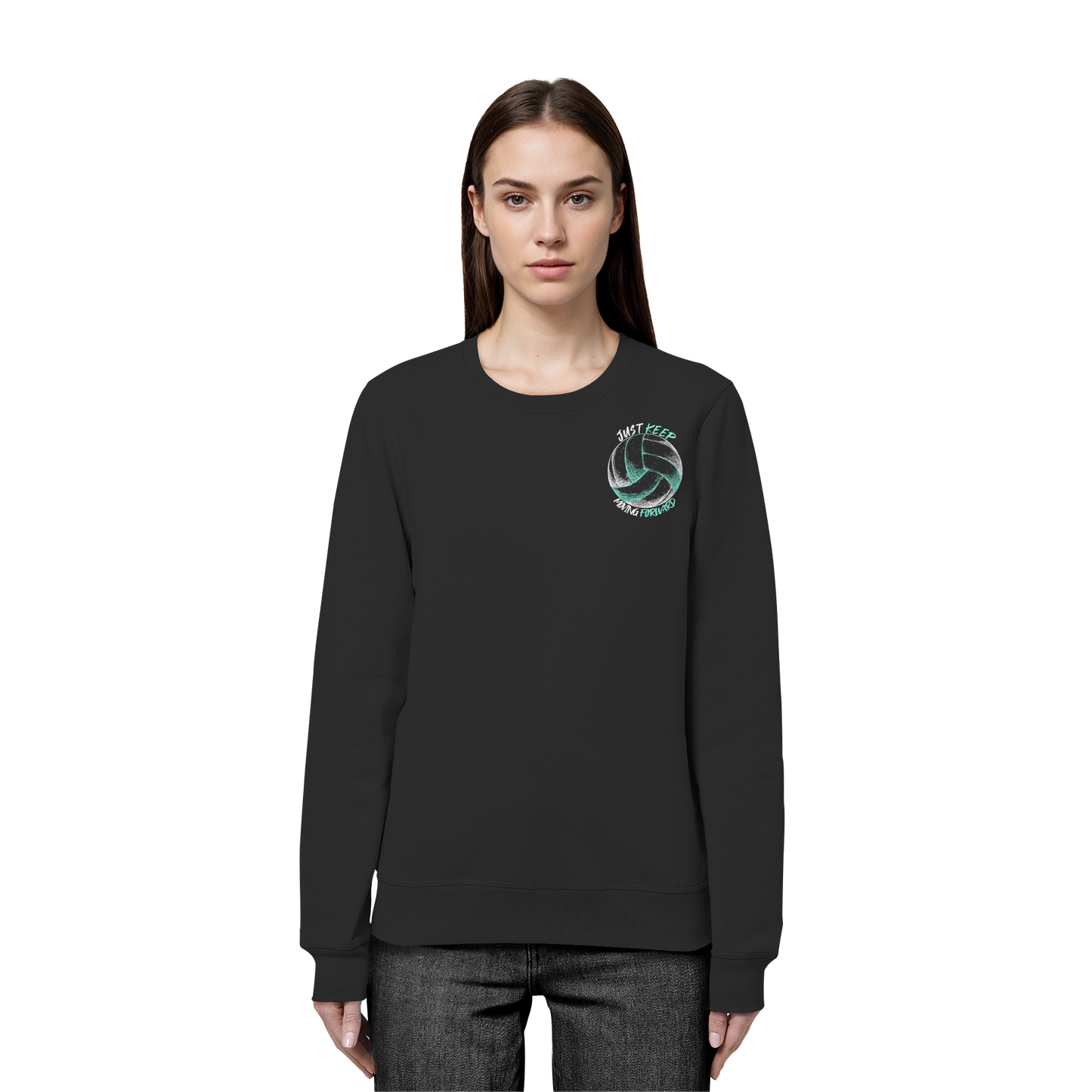 "The Big King" Back Organic Unisex Sweatshirt
