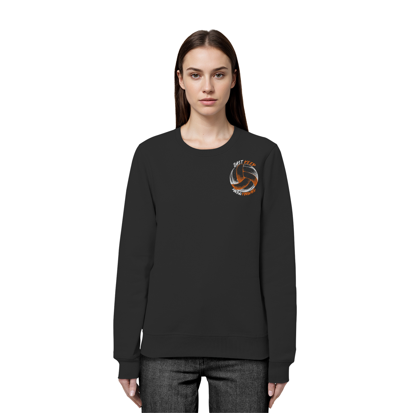 "God Of Protection" Back Organic Unisex Sweatshirt