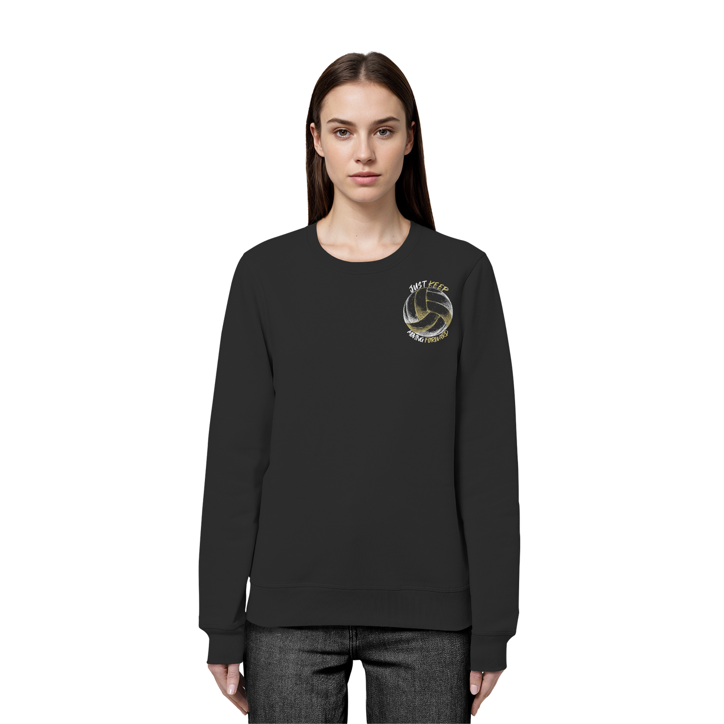 "Ace Of The Outside Attack" Back Organic Unisex Sweatshirt