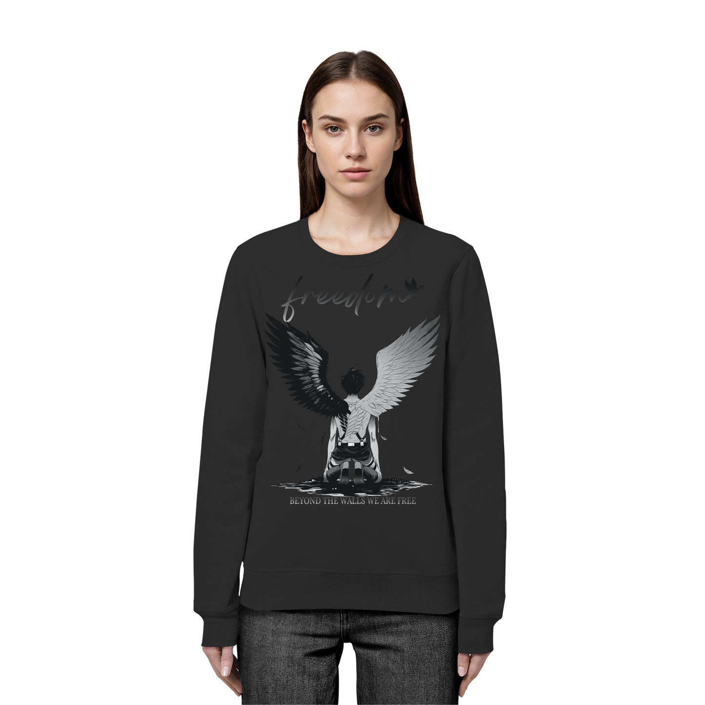 "Freedom" Front Organic Unisex Sweatshirt