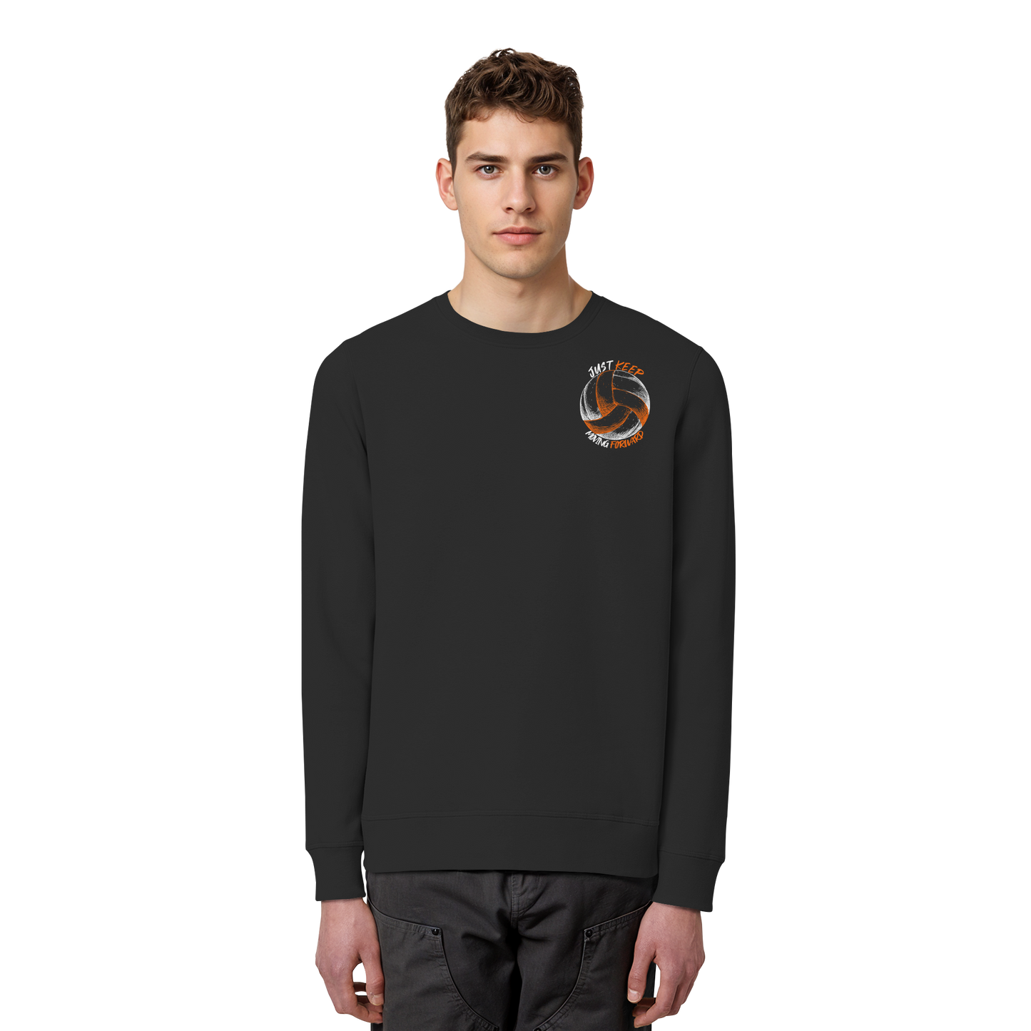 "Little Titan" Back Organic Unisex Sweatshirt