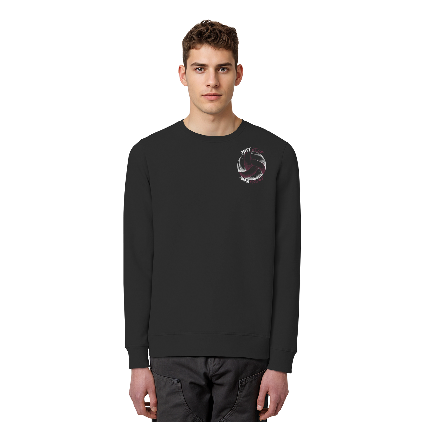 "God Of The Attack" Back Organic Unisex Sweatshirt